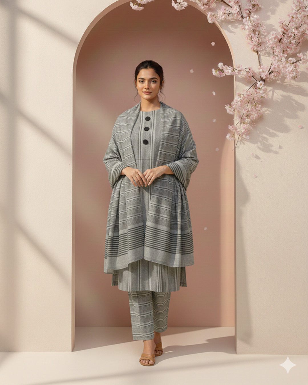 Khaadi Cotton Self Print