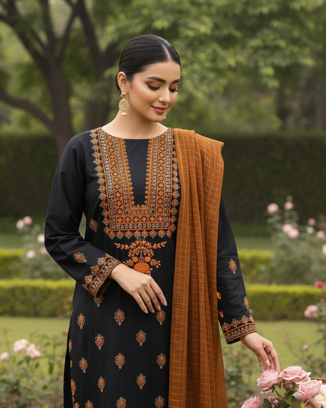 Cotton Ari Work Embroidery