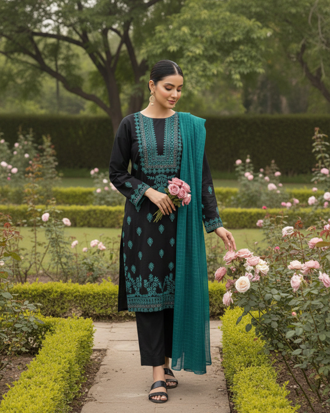 Cotton Ari Work Embroidery