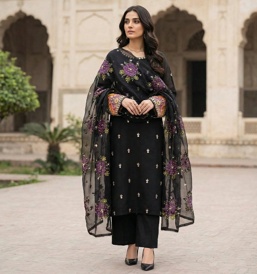 Handmade LCD Gotta Organza