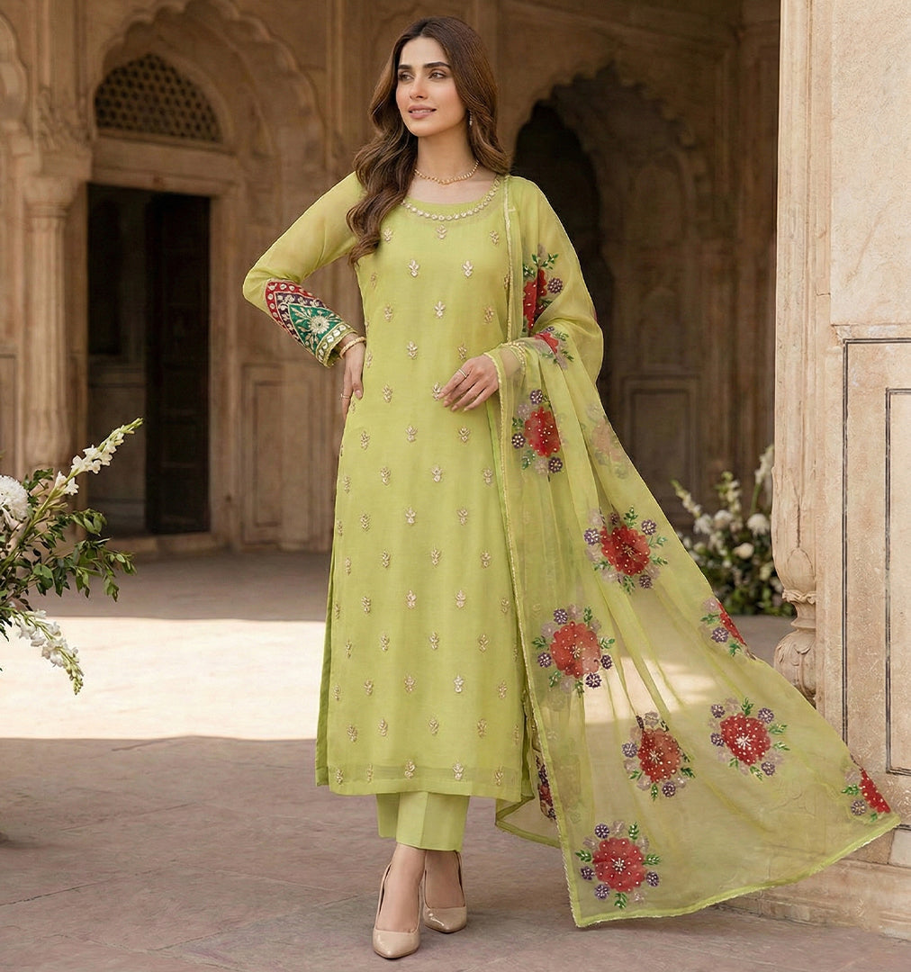 Handmade LCD Gotta Organza