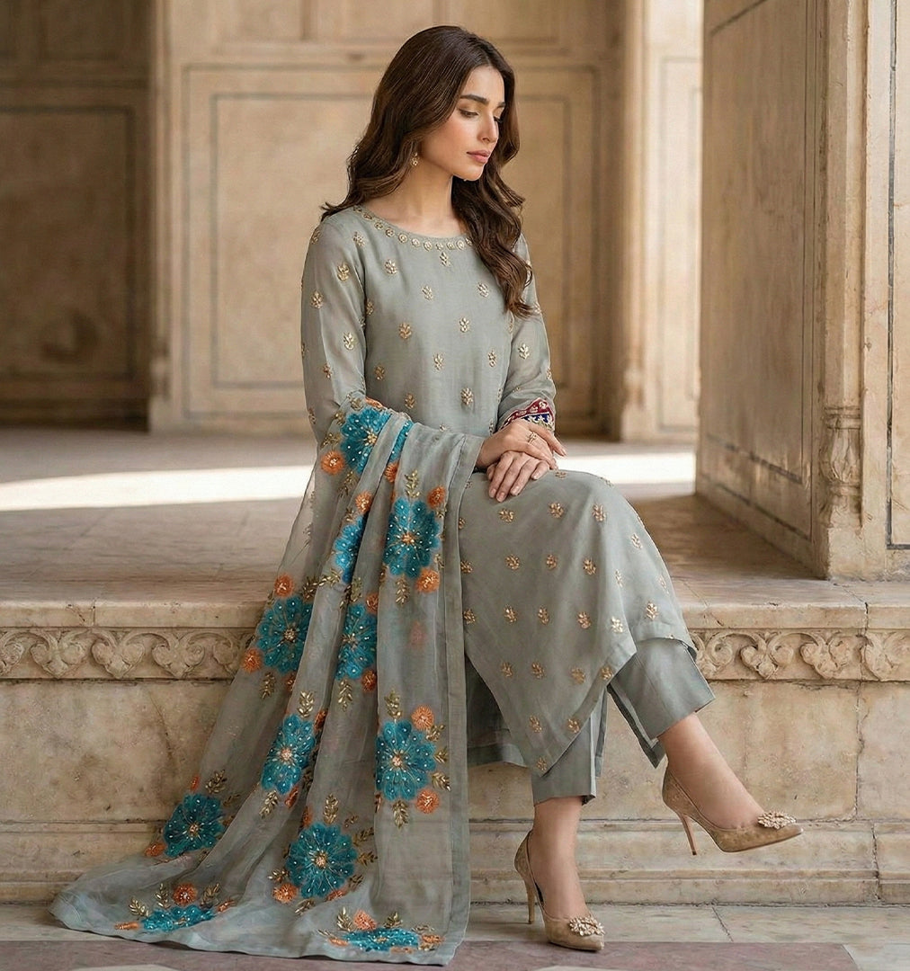 Handmade LCD Gotta Organza