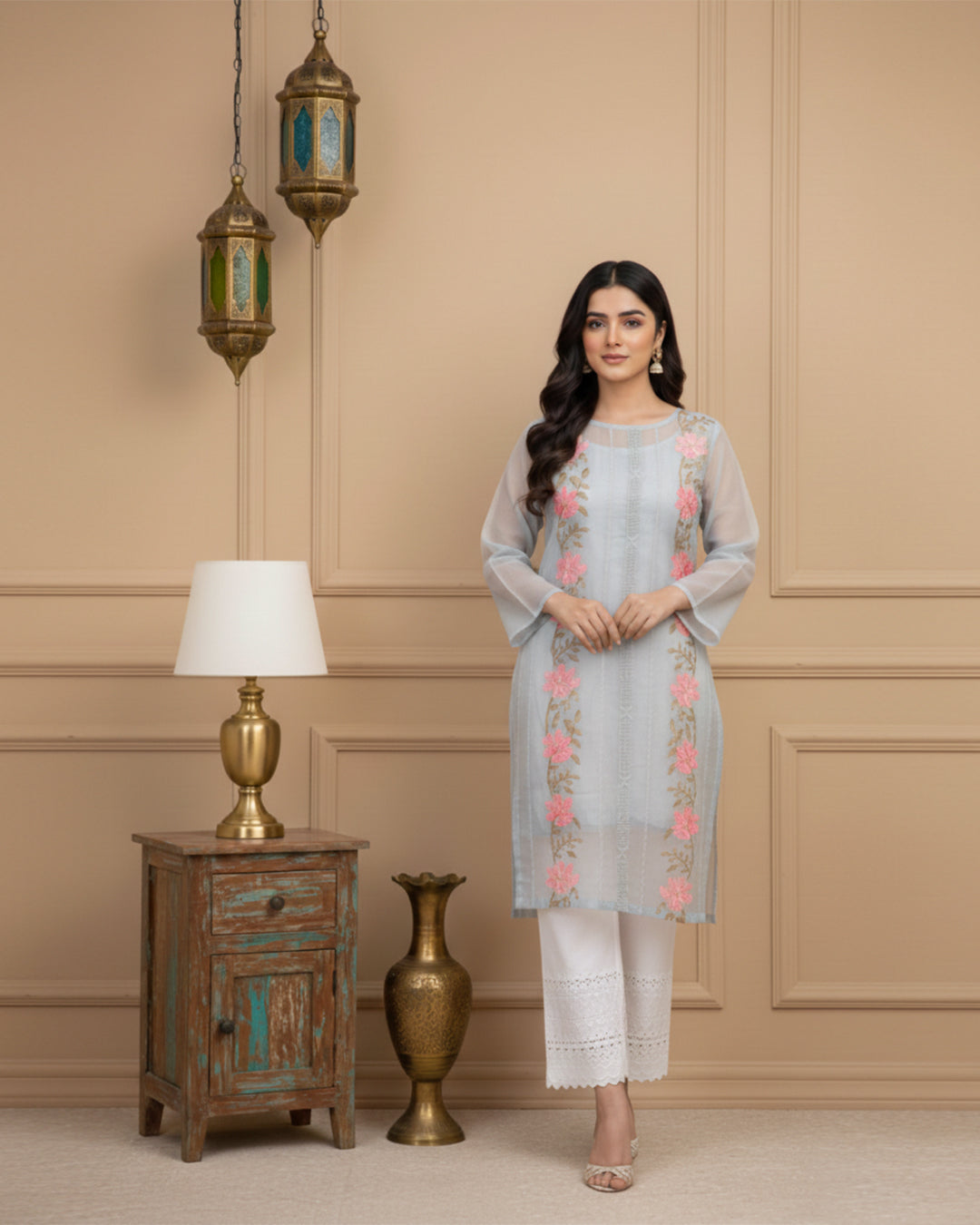 Paper Cotton Embroidered