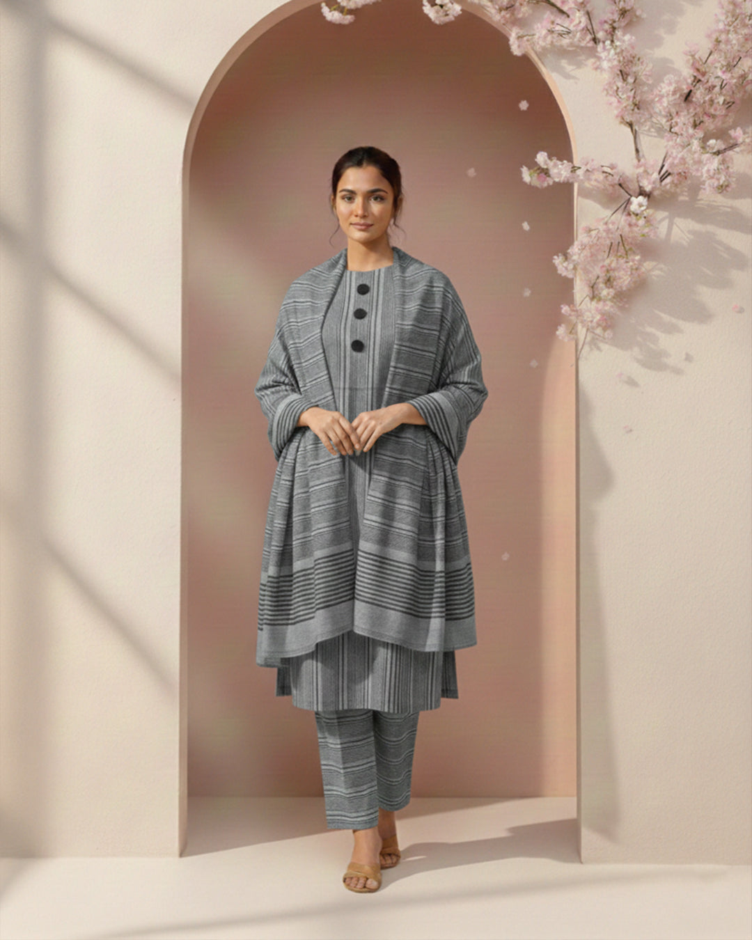 Khaadi Cotton Self Print