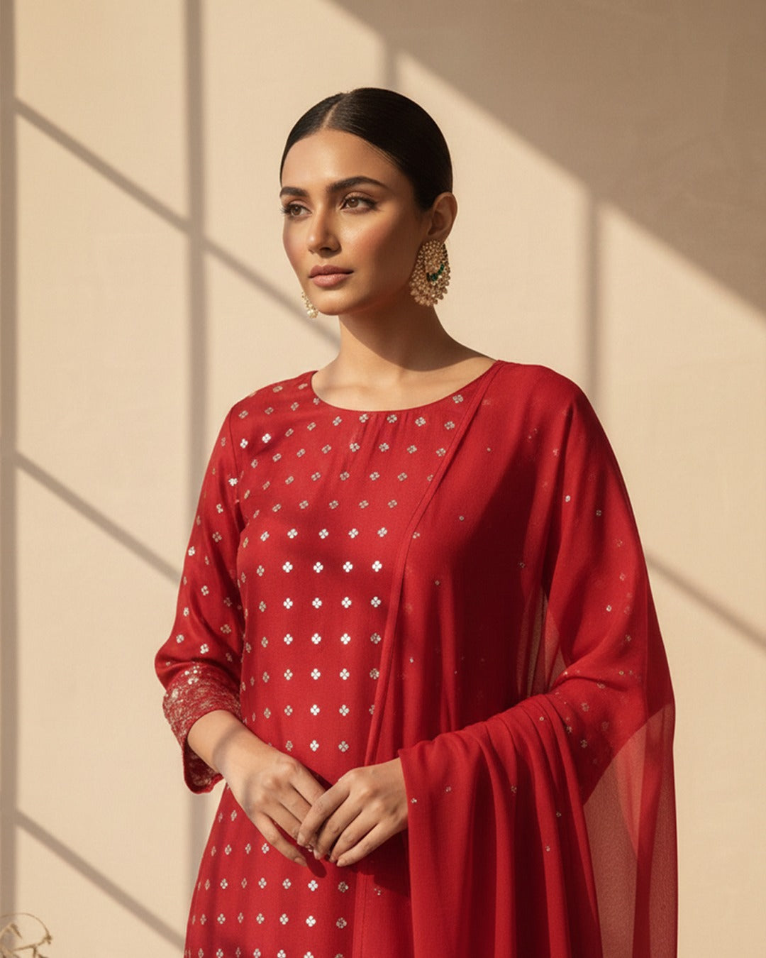 Mukesh Luxe Handmade Chiffon