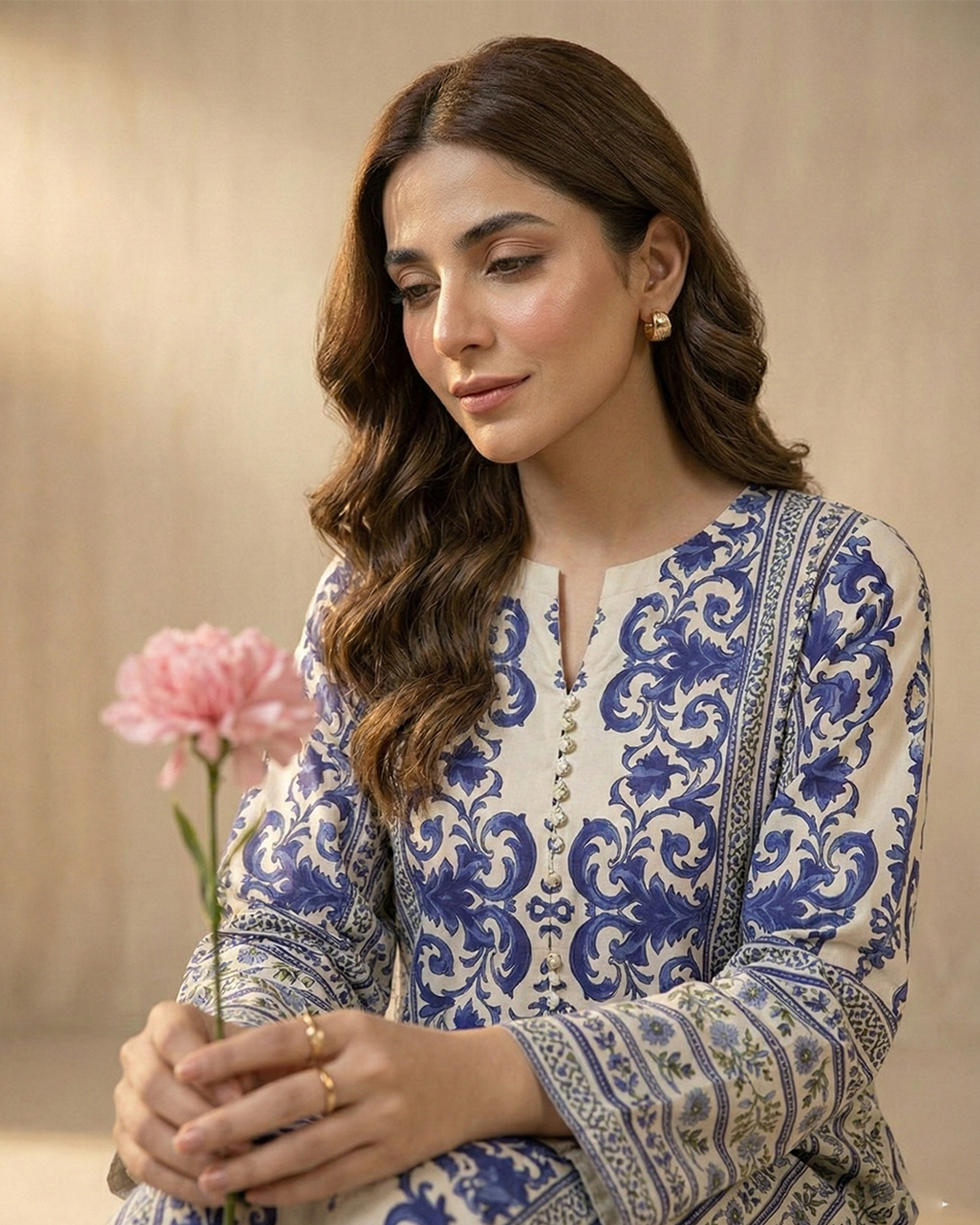 Midnight Bloom Shamoz Silk