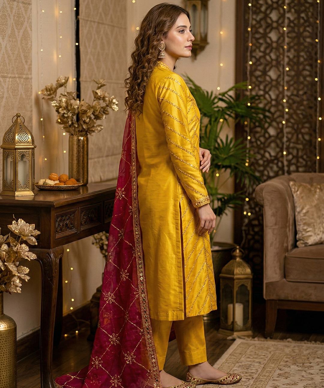 Golden Radiance Shamoz Silk