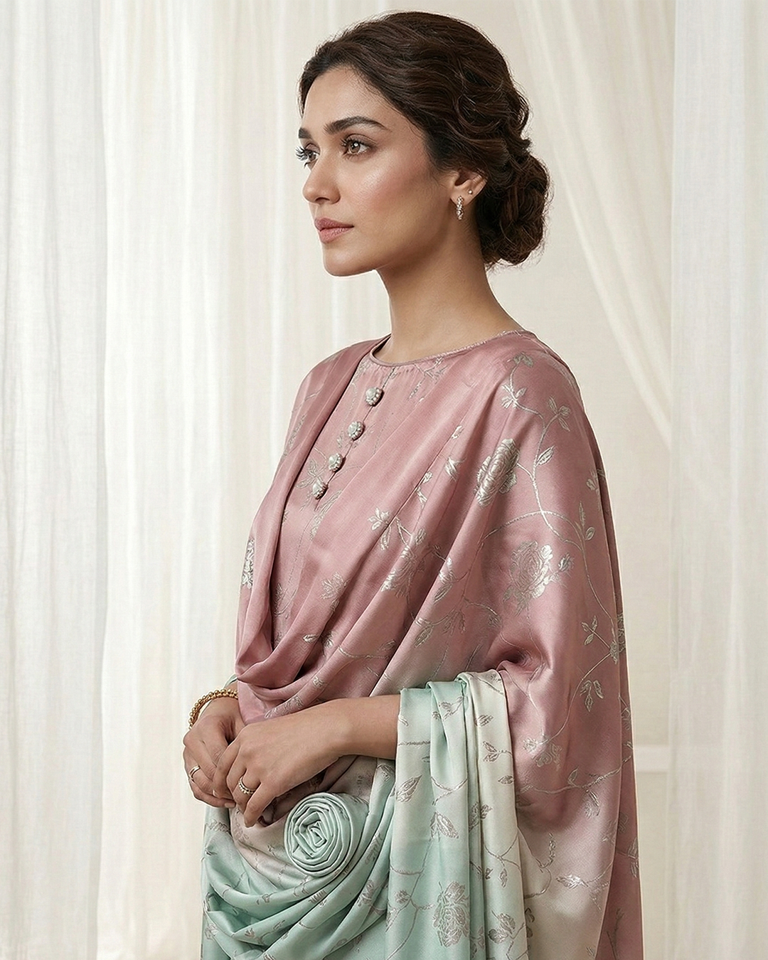 Shamoz Silk Digital Print 3-PC