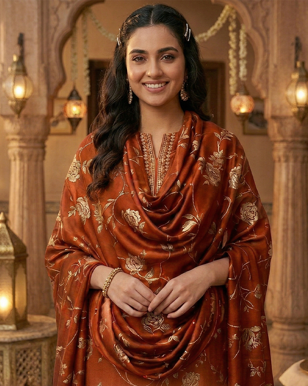 Shamoz Silk Digital Print 3-PC