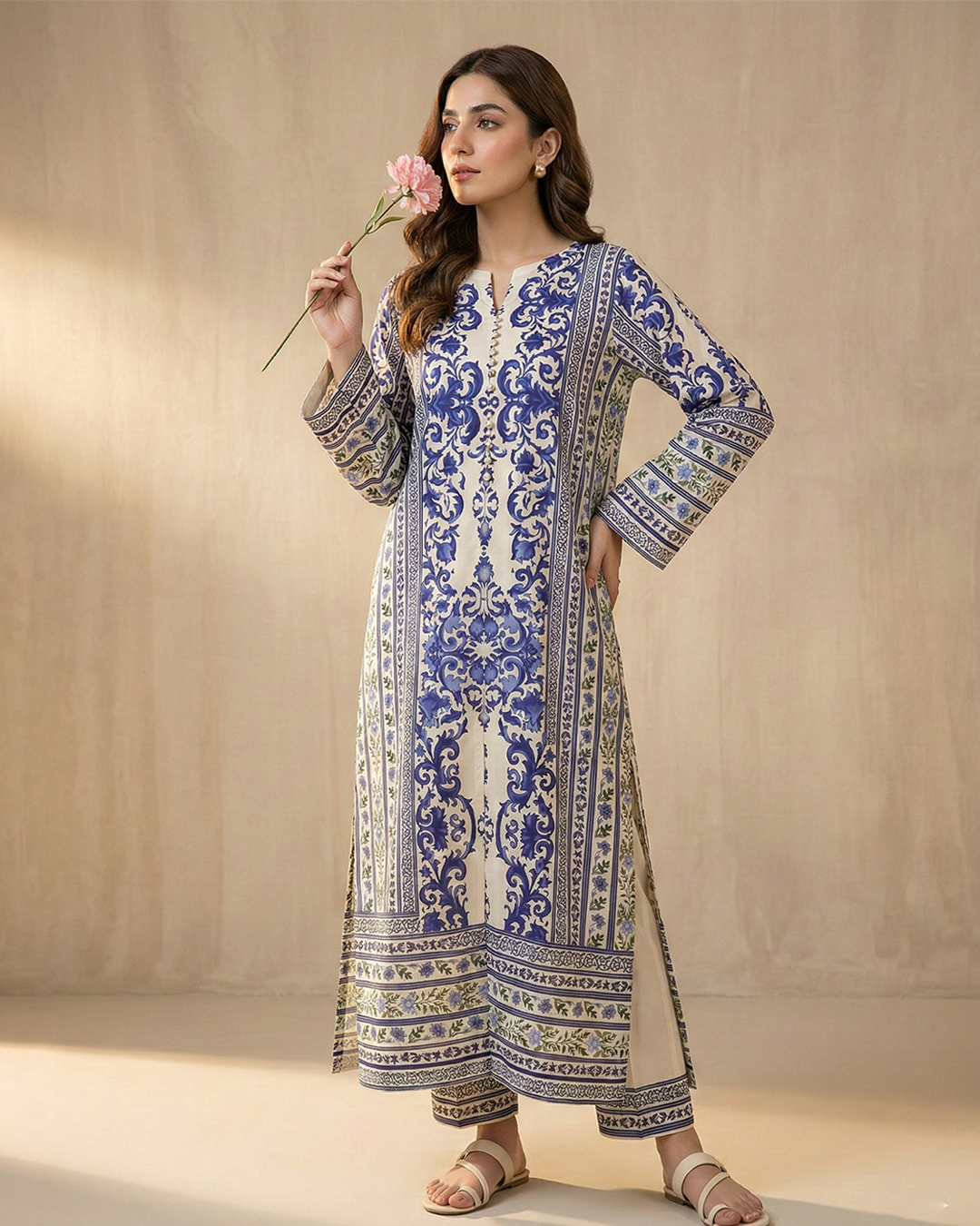 Midnight Bloom Shamoz Silk