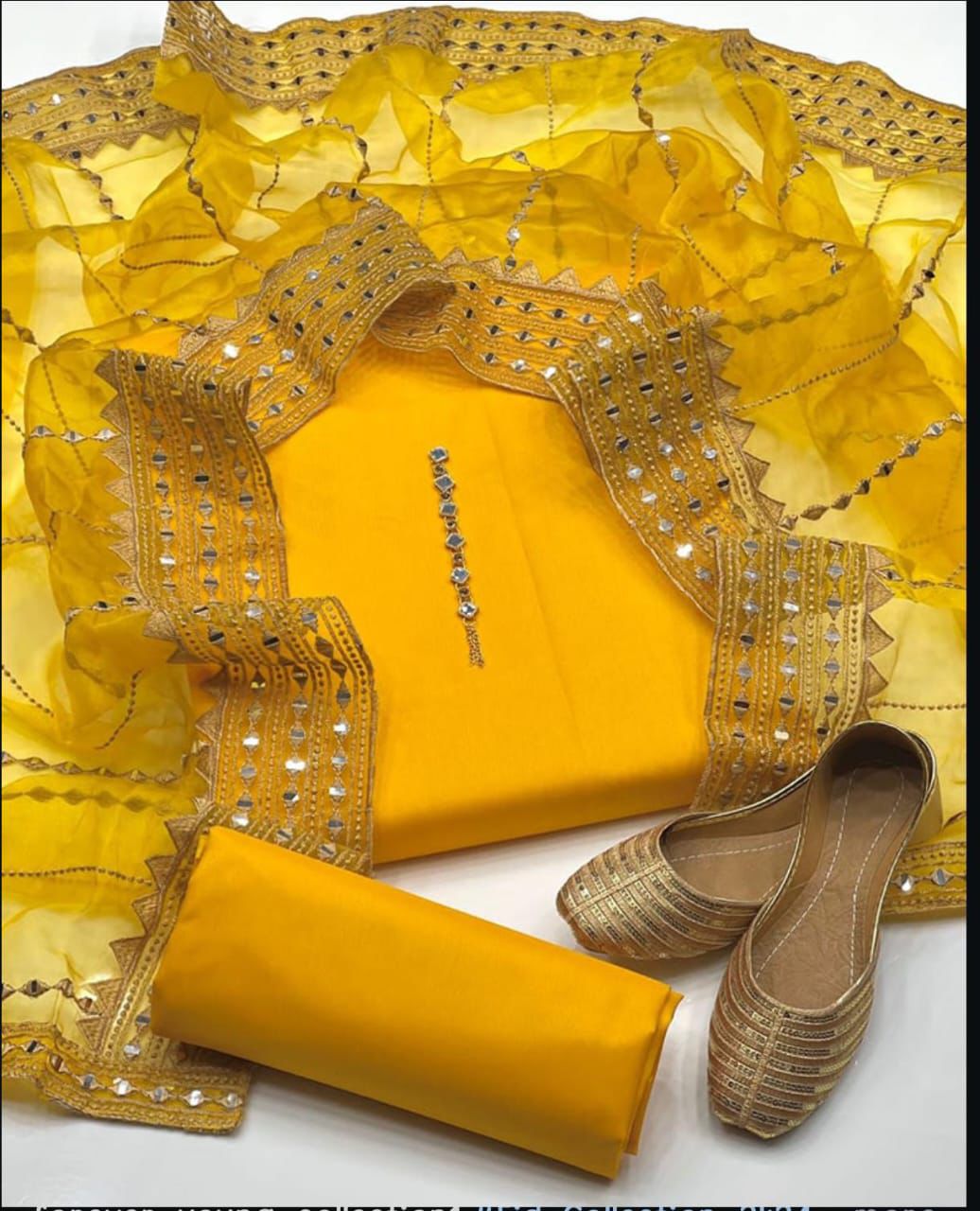 9MM Bordered Organza Set