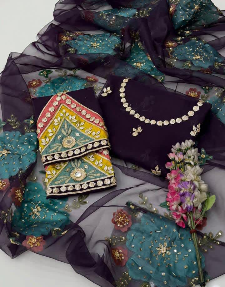 Handmade LCD Gotta Organza