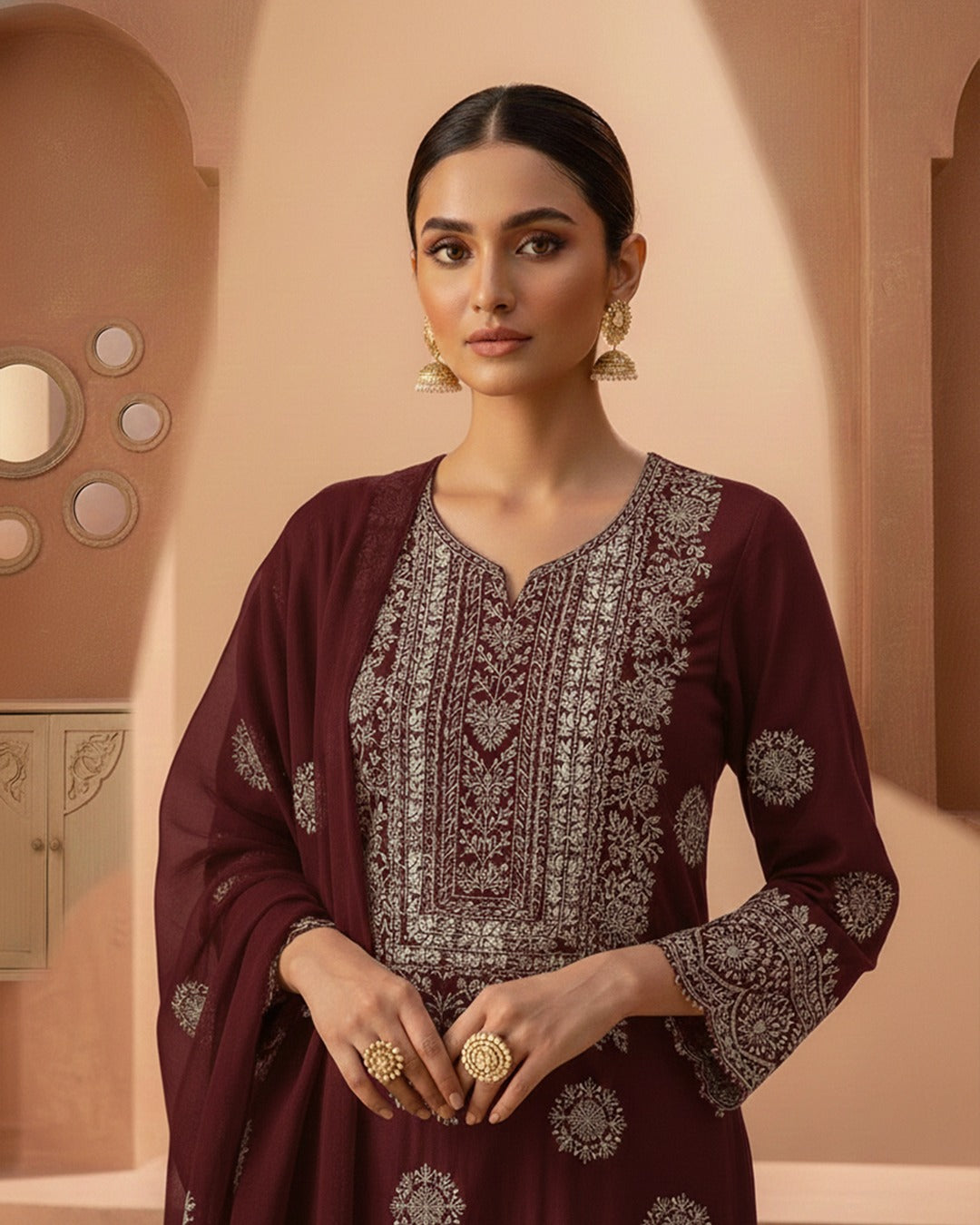 Bamber Chiffon Shadow & Mirror