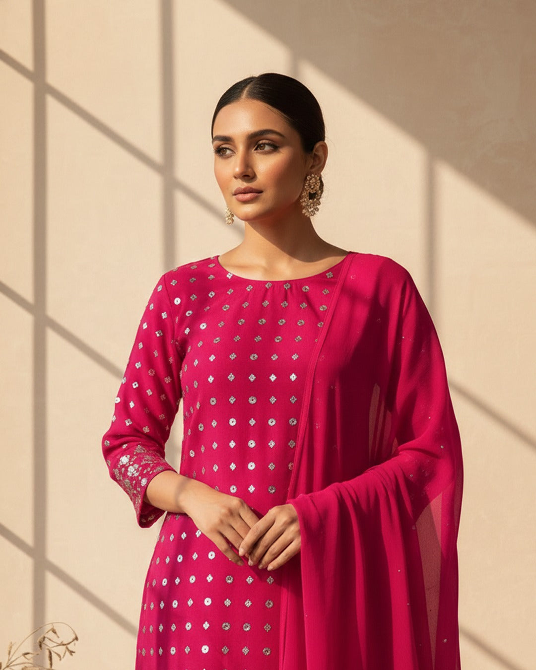 Mukesh Luxe Handmade Chiffon