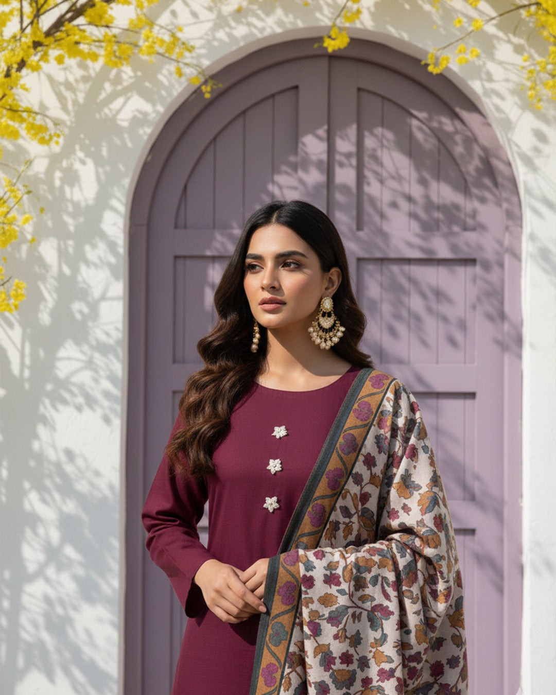 Swiss Shawl Printed Essence