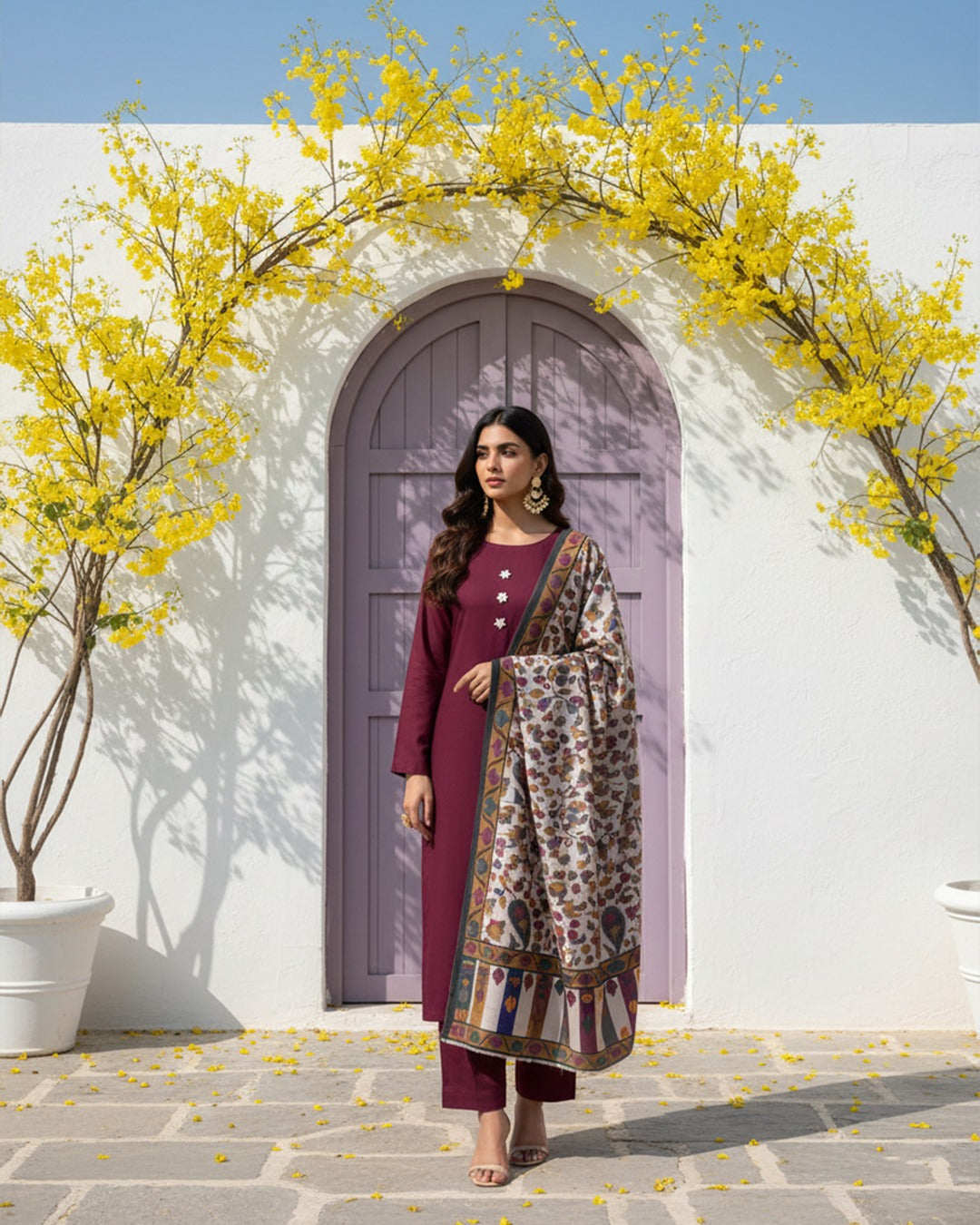 Swiss Shawl Printed Essence