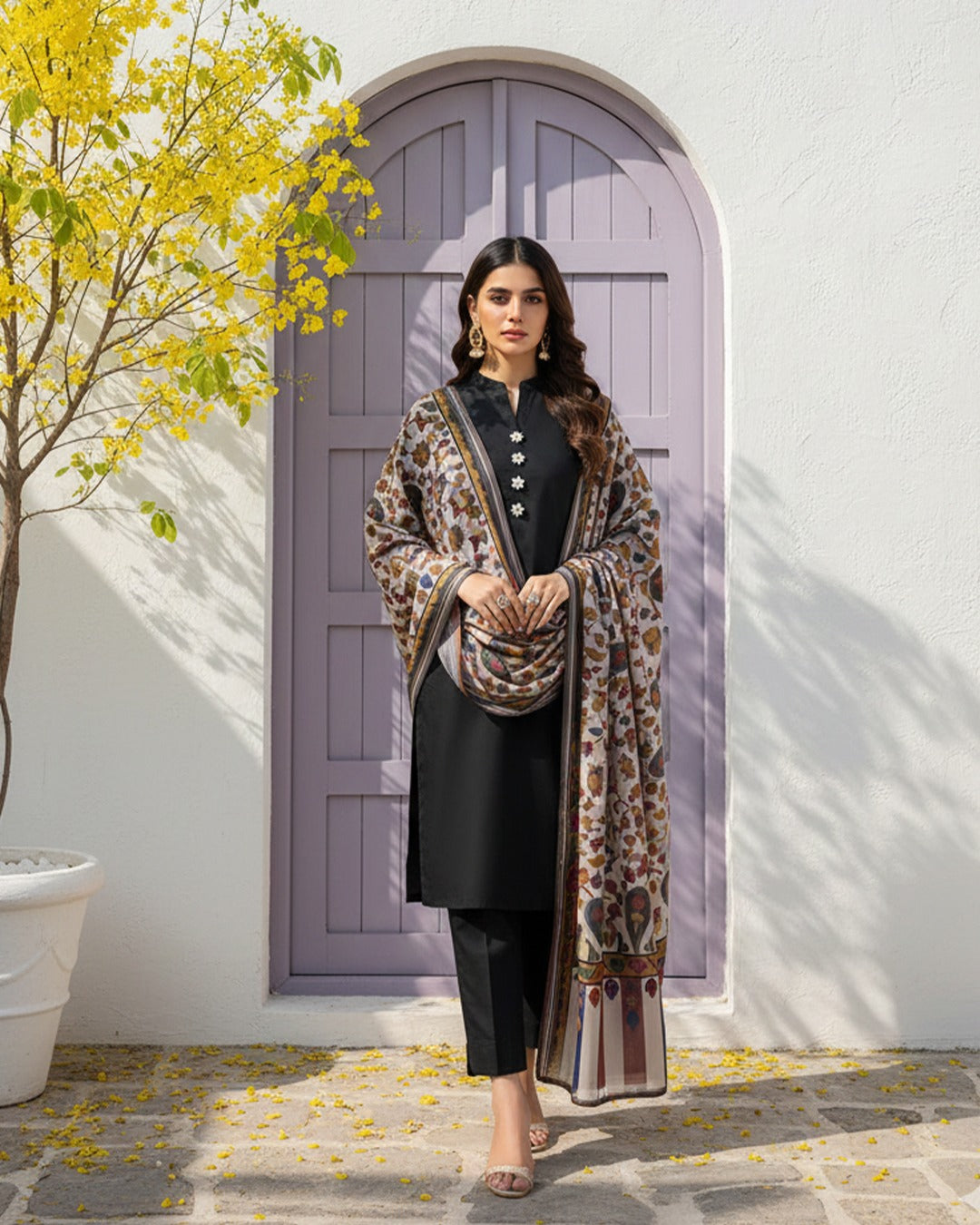 Swiss Shawl Printed Essence