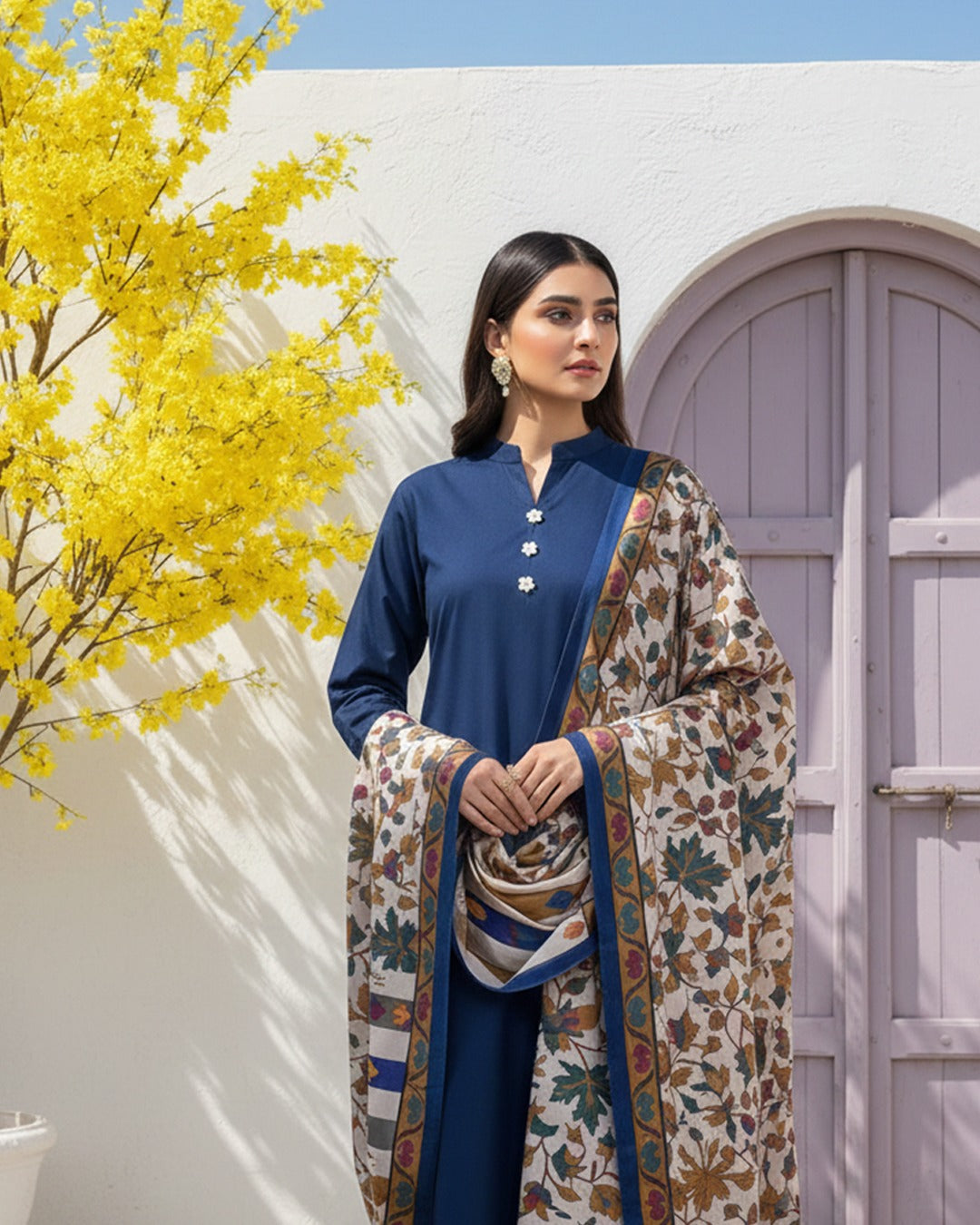 Swiss Shawl Printed Essence