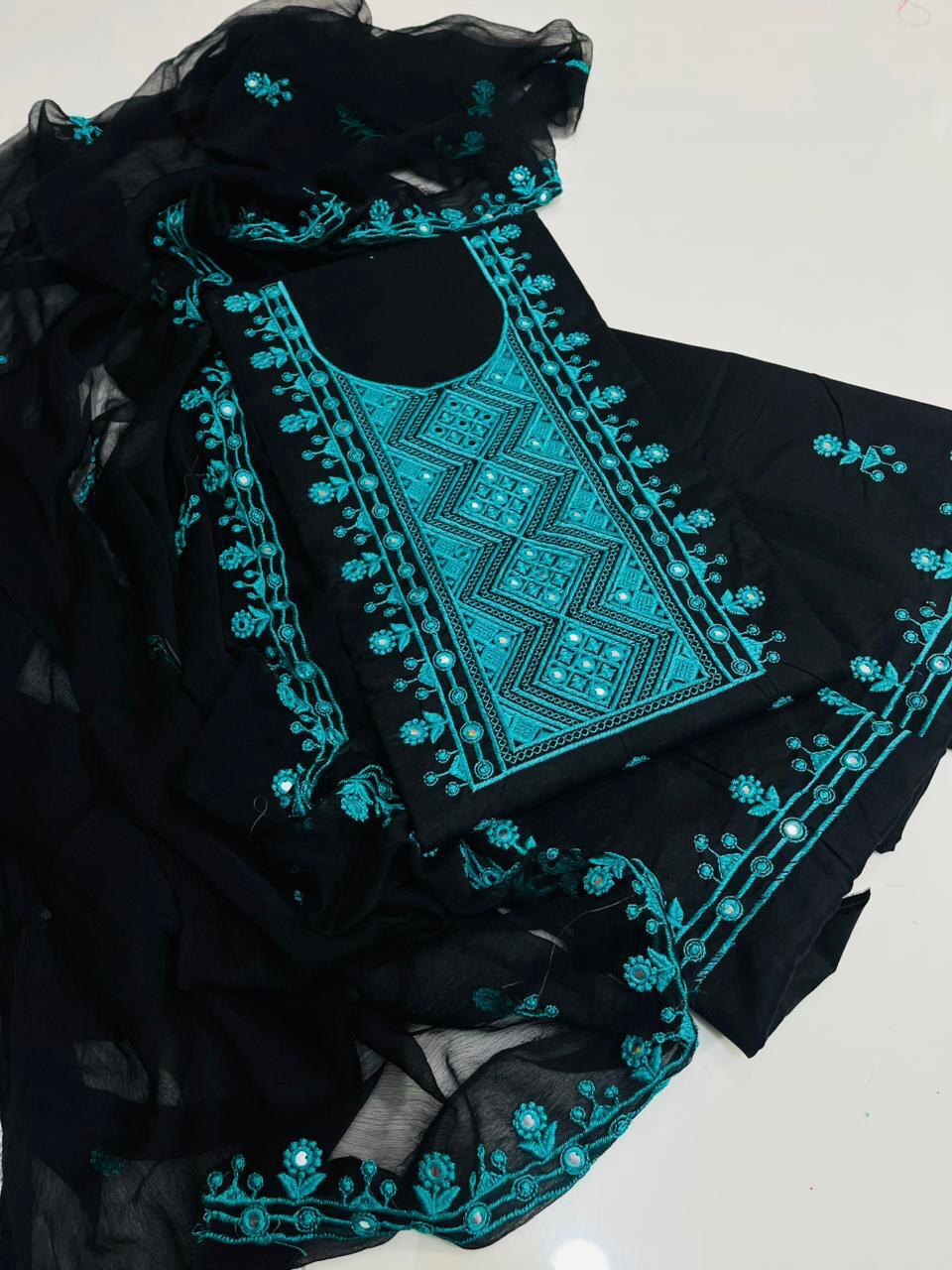 Black Onyx Embroidered