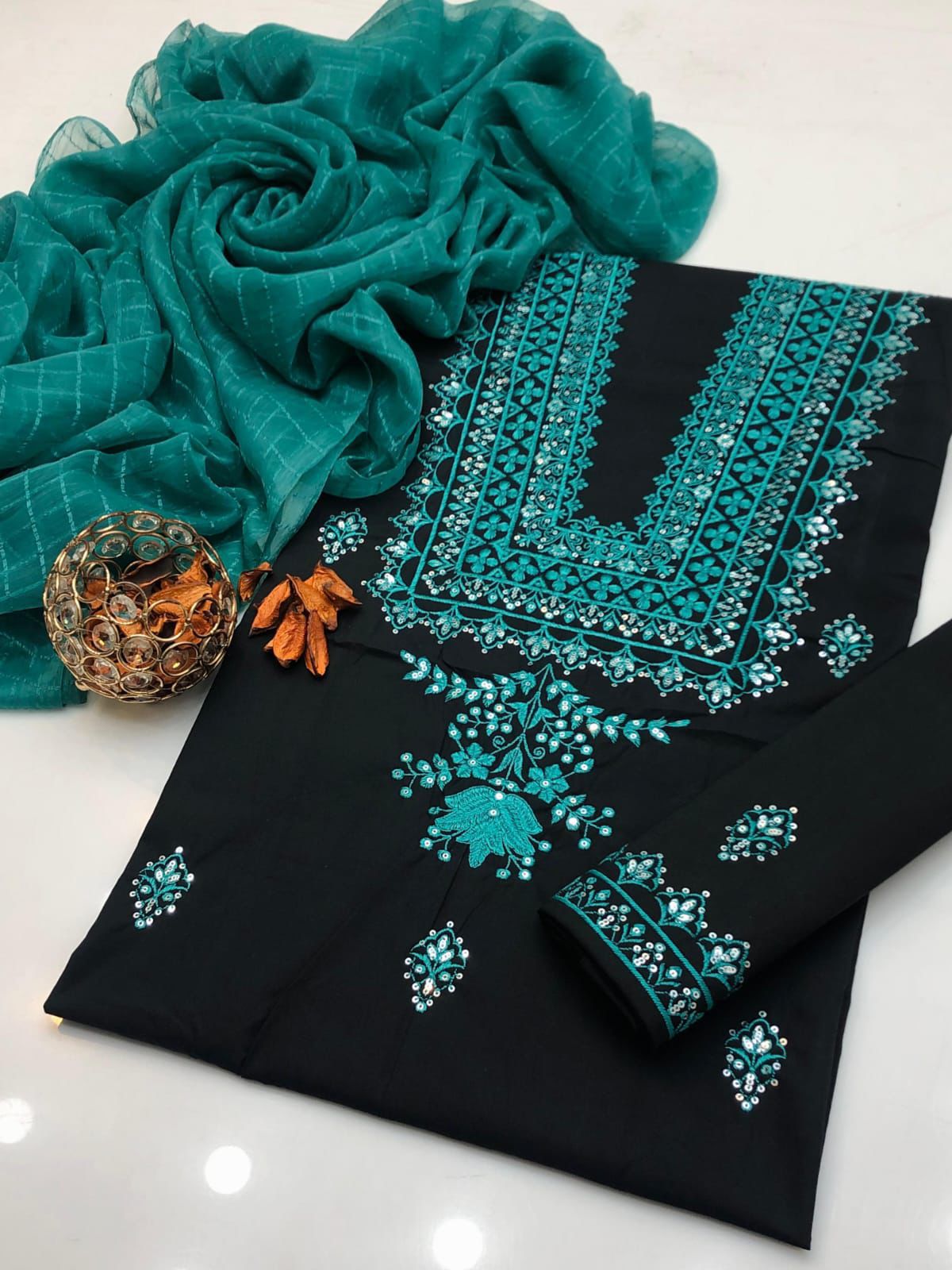 Cotton Ari Work Embroidery