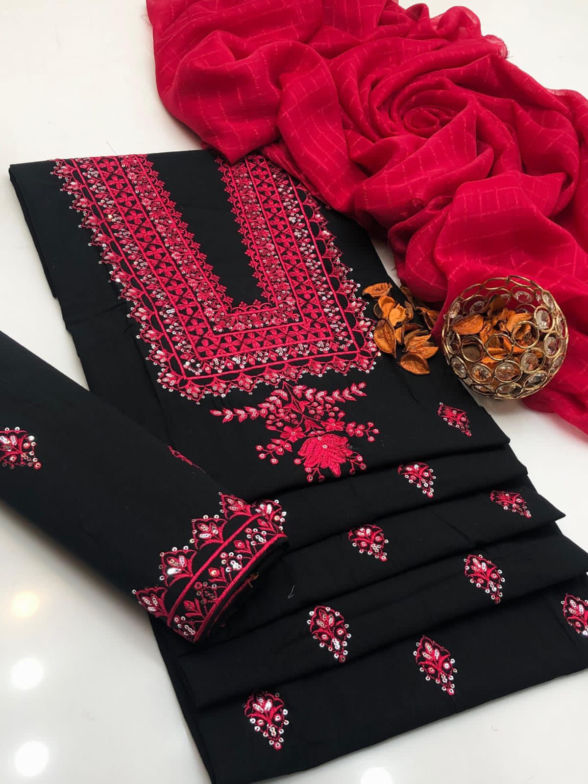 Cotton Ari Work Embroidery