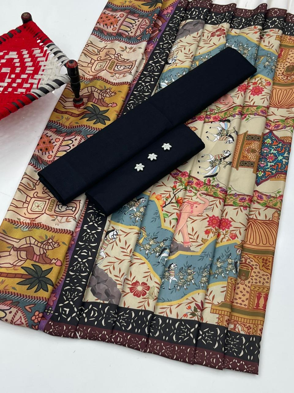 Swiss Lawn Printed Shawl