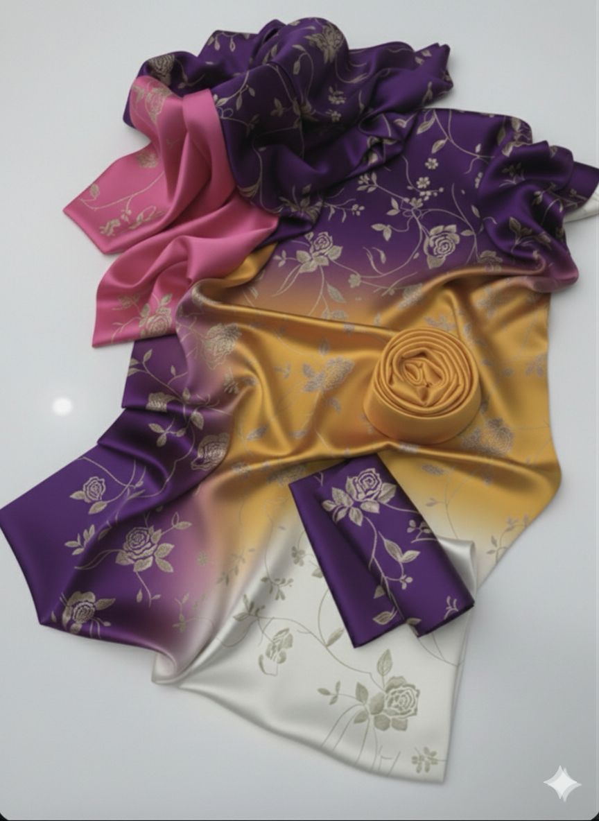 Shamoz Silk Digital Print 3-PC