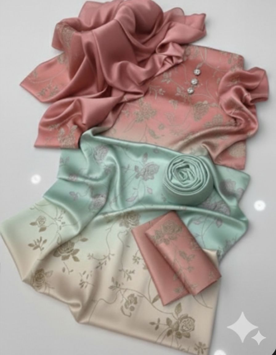 Shamoz Silk Digital Print 3-PC