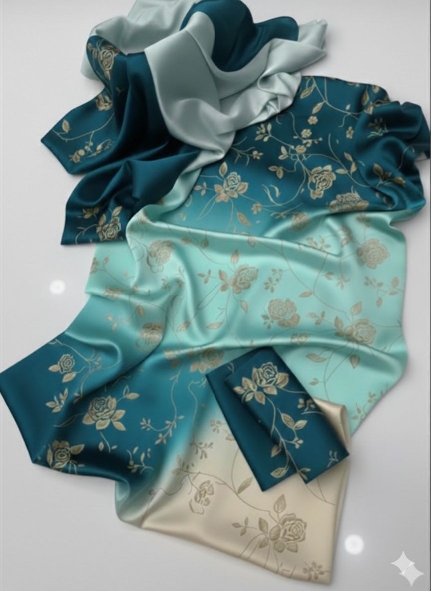 Shamoz Silk Digital Print 3-PC