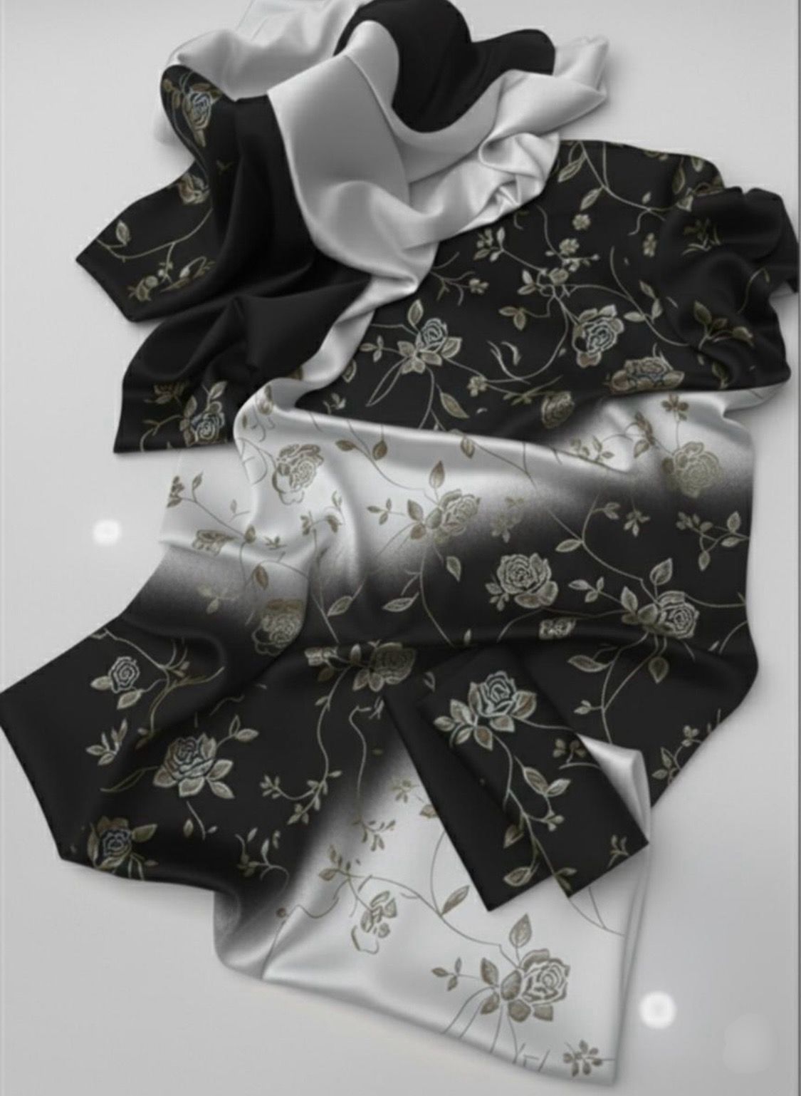 Shamoz Silk Digital Print 3-PC